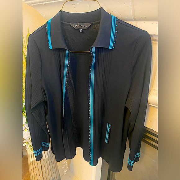 MING WANG jacket with embellishments - Picture 1 of 3